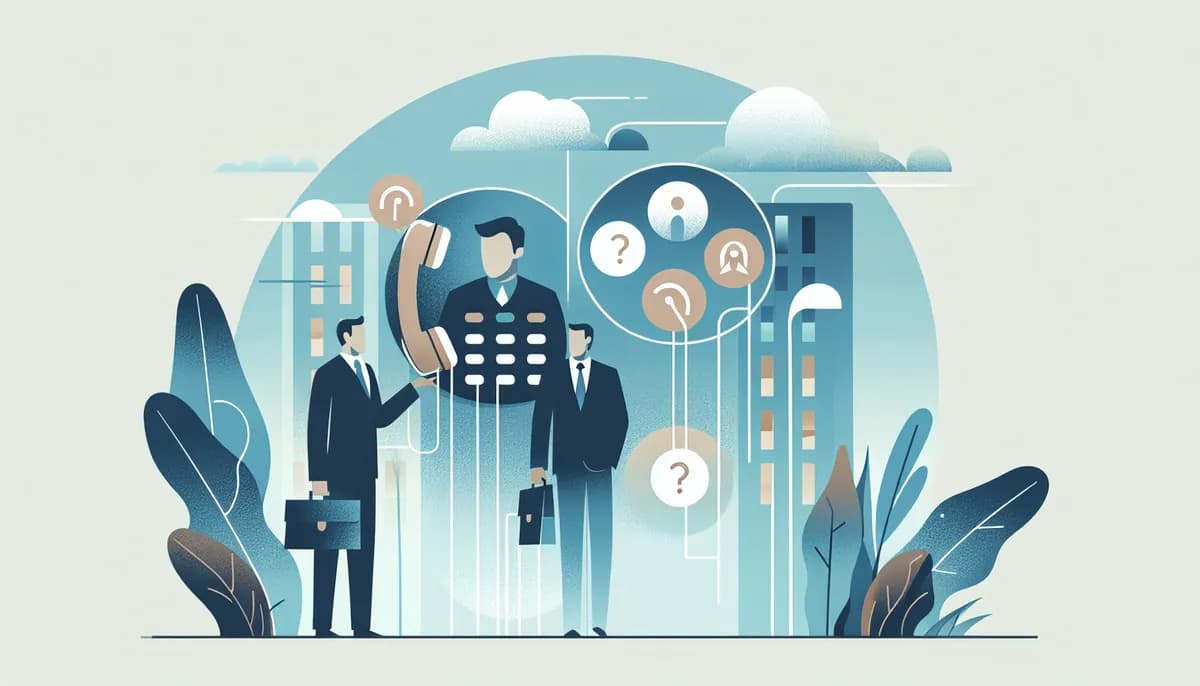 Illustration showing real estate streamline phone calls concepts for real estate agency businesses — visual guide to freeing staff from phone duties to focus on core work