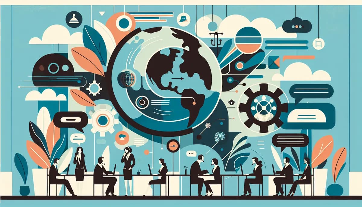 Illustration showing multilingual support auto repair concepts for auto repair shop businesses — visual guide to eliminating hold times and call queues