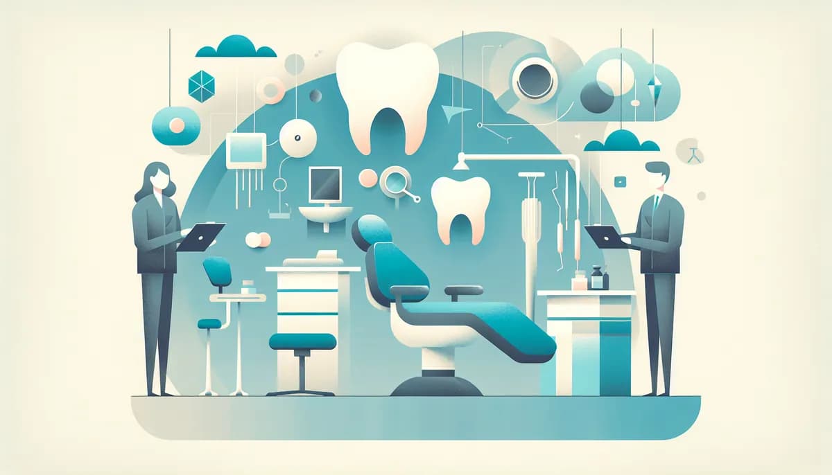 Illustration showing dental appointment cancellation recovery concepts for dental practice businesses — visual guide to rebooking cancelled appointments quickly
