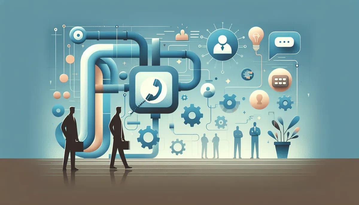 Illustration showing customer retention phone strategies concepts for plumbing company businesses — visual guide to customer retention phone strategies