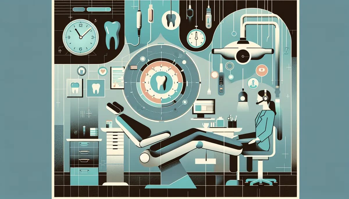 Illustration showing reduce dental practice call hold times concepts for dental practice businesses — visual guide to eliminating hold times and call queues