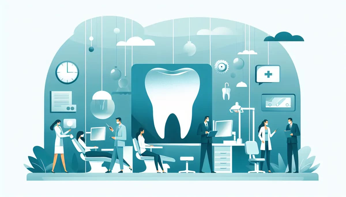 Illustration showing after-hours dental phone coverage concepts for dental practice businesses — visual guide to capturing leads when the office is closed