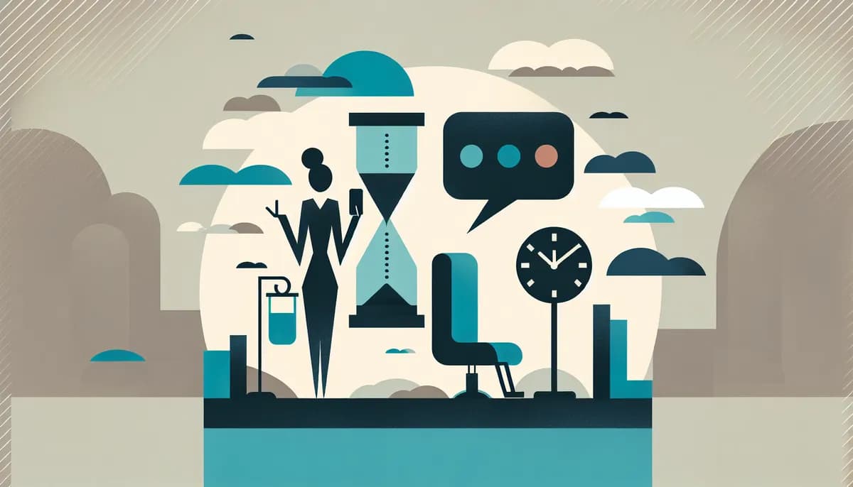 Illustration showing reduce salon call wait times concepts for hair salon businesses — visual guide to capturing leads when the office is closed