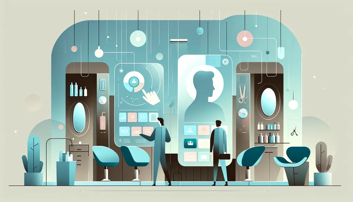 Illustration showing overhaul hair salon phone system concepts for hair salon businesses — visual guide to overhaul hair salon phone system