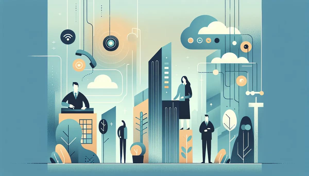 Illustration showing hvac phone automation setup concepts for hvac company businesses — visual guide to hvac phone automation setup