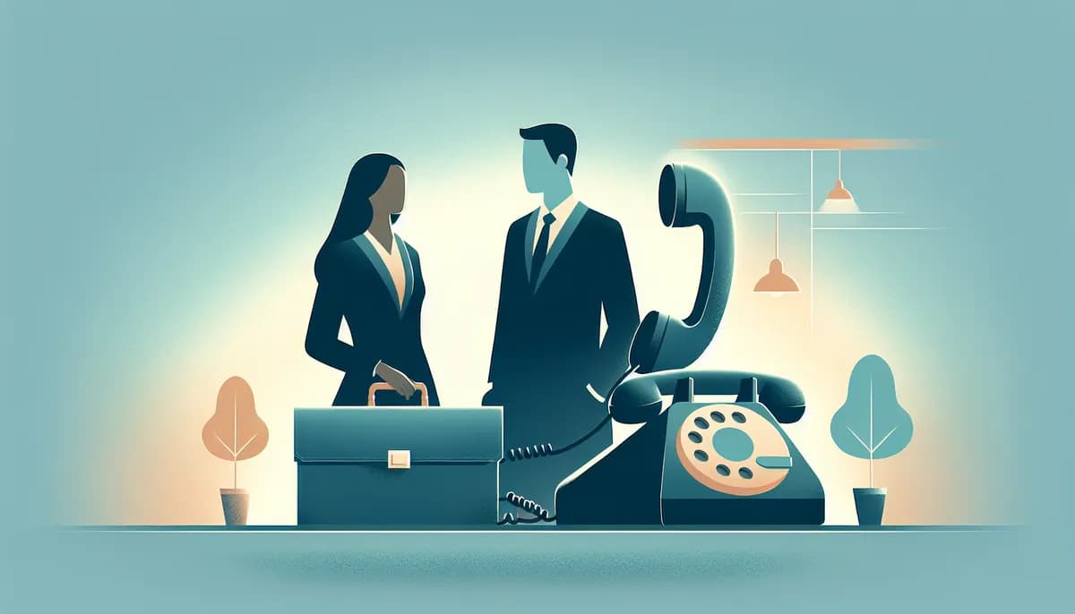 Illustration showing law firm referral generation concepts for law firm businesses — visual guide to identifying high-value prospects on the phone