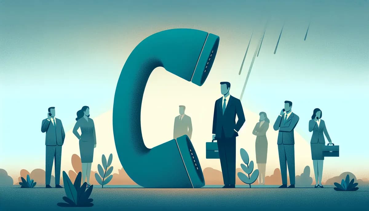 Illustration showing missed law firm calls concepts for law firm businesses — visual guide to handling coverage questions before appointments