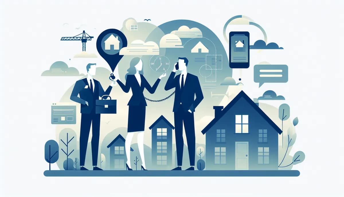 Illustration showing real estate lead qualification concepts for real estate agency businesses — visual guide to identifying high-value prospects on the phone