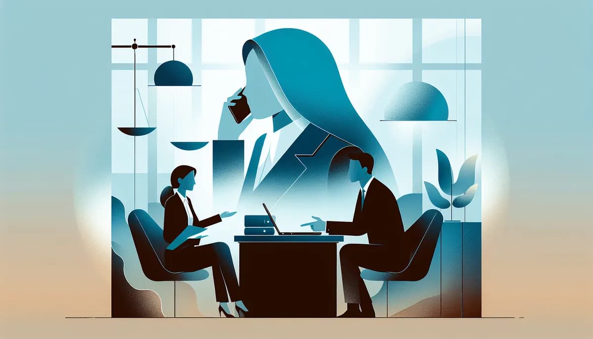 Illustration showing law firm upselling phone concepts for law firm businesses — visual guide to handling price questions without losing the lead