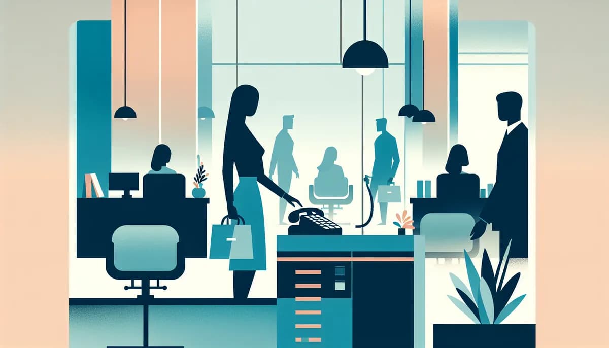 Illustration showing salon phone system roi concepts for hair salon businesses — visual guide to tracking the business impact of phone improvements