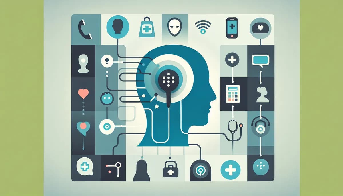 Illustration showing hybrid med spa phone system concepts for med spa businesses — visual guide to traditional services vs modern ai solutions