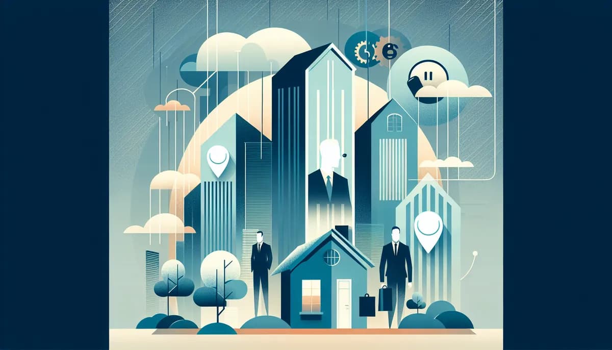 Illustration showing real estate phone availability concepts for real estate agency businesses — visual guide to winning customers from competitors with better availability