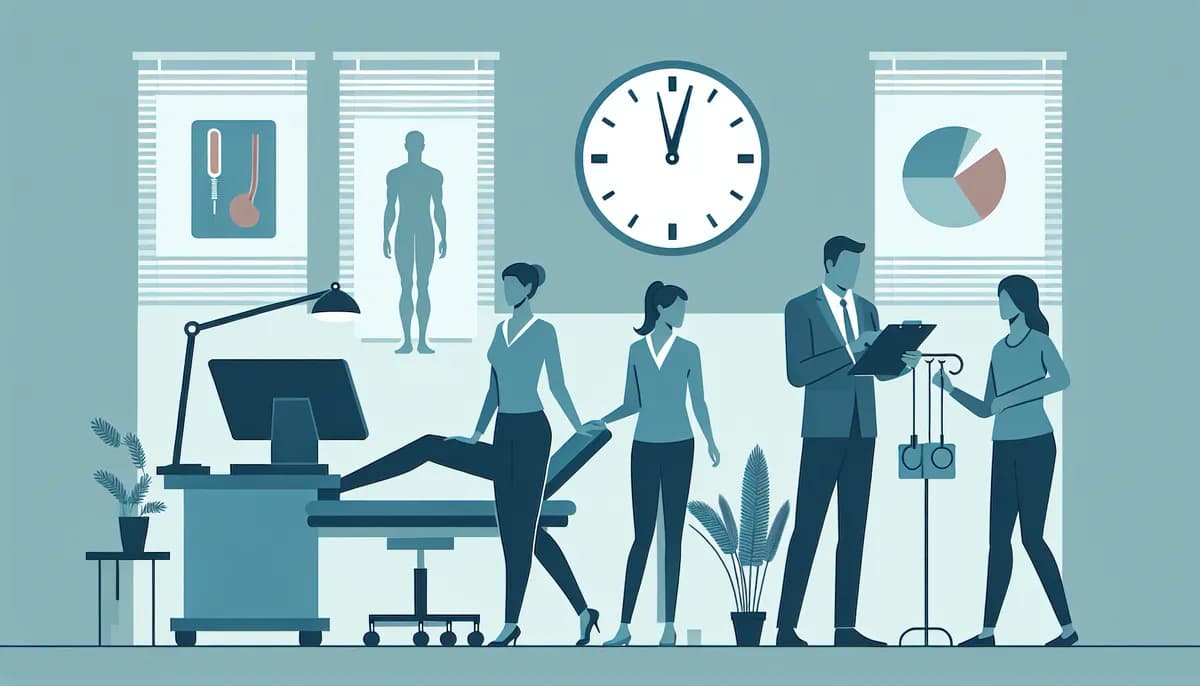 Illustration showing seasonal demand therapy clinic concepts for physical therapy clinic businesses — visual guide to centralizing phone handling across multiple locations