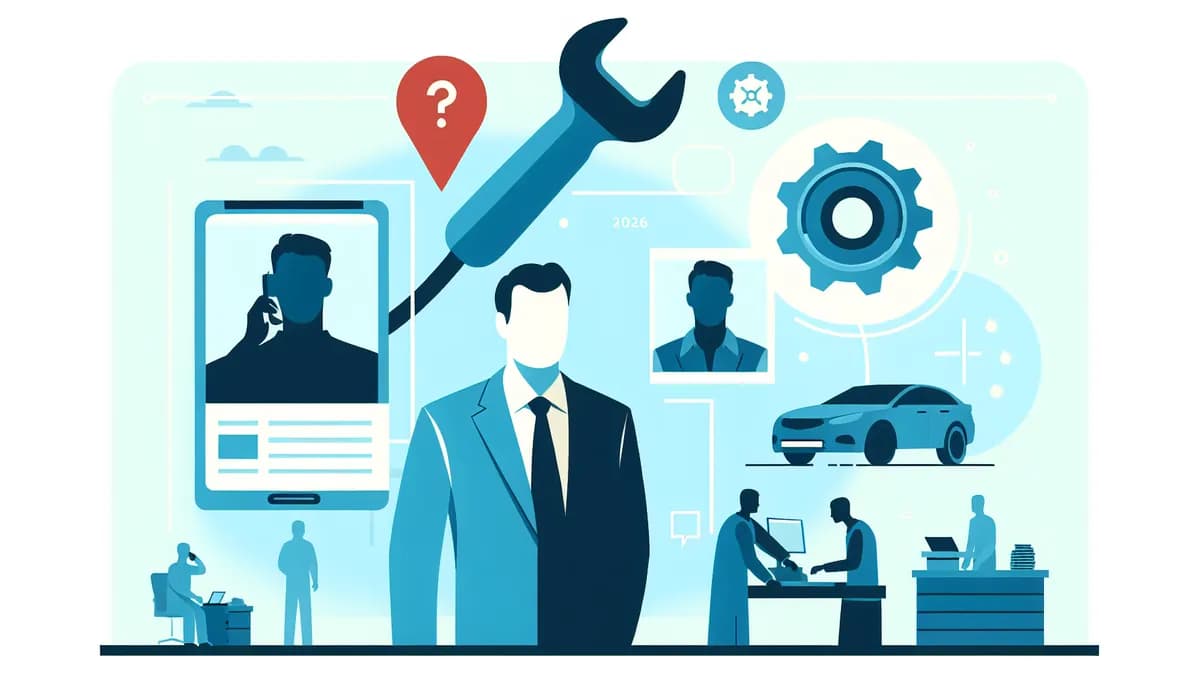 Illustration showing missed call recovery auto repair concepts for auto repair shop businesses — visual guide to missed call recovery auto repair