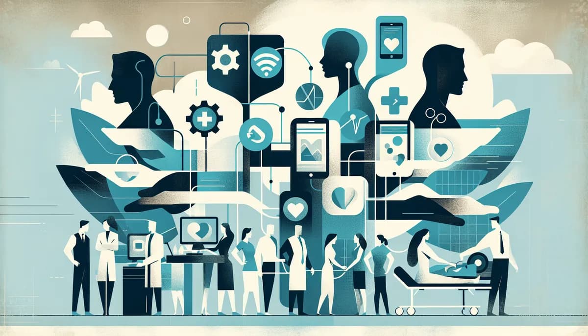 Illustration showing hybrid phone handling clinics concepts for physical therapy clinic businesses — visual guide to traditional services vs modern ai solutions