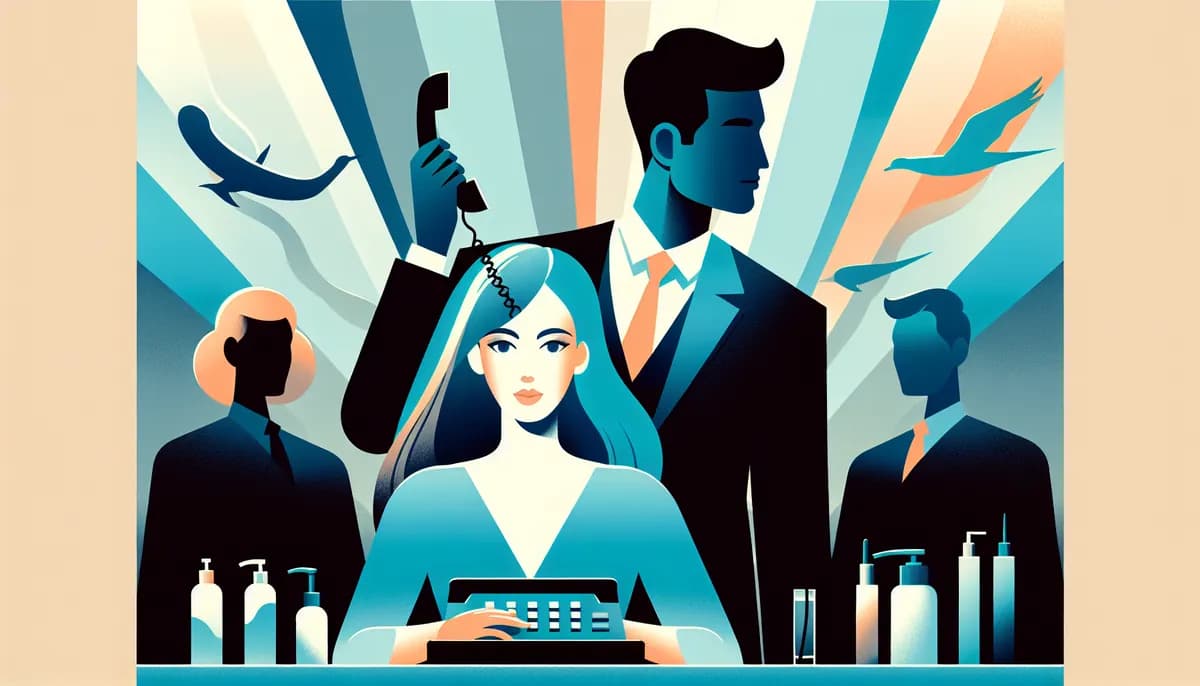 Illustration showing first-call resolution salon concepts for hair salon businesses — visual guide to serving diverse communities in their language