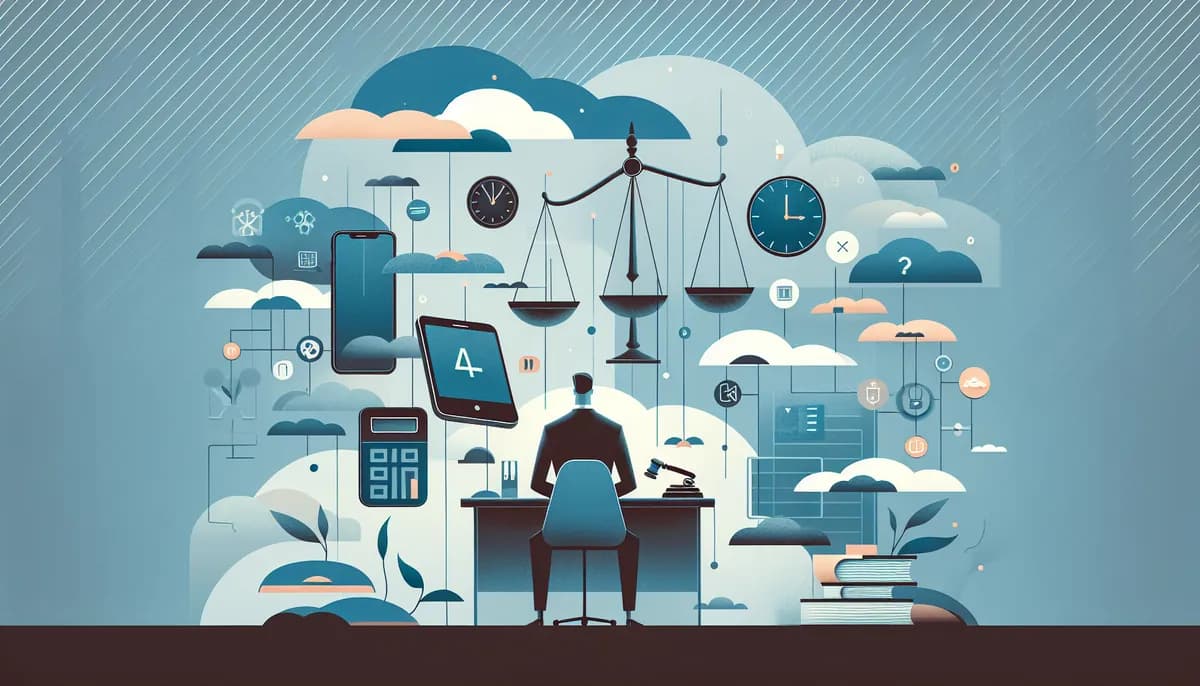 Illustration showing real-time phone integration law firm concepts for law firm businesses — visual guide to connecting phone systems with other business tools