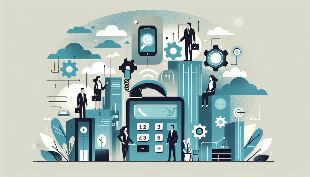 Illustration showing real estate phone automation setup concepts for real estate agency businesses — visual guide to real estate phone automation setup
