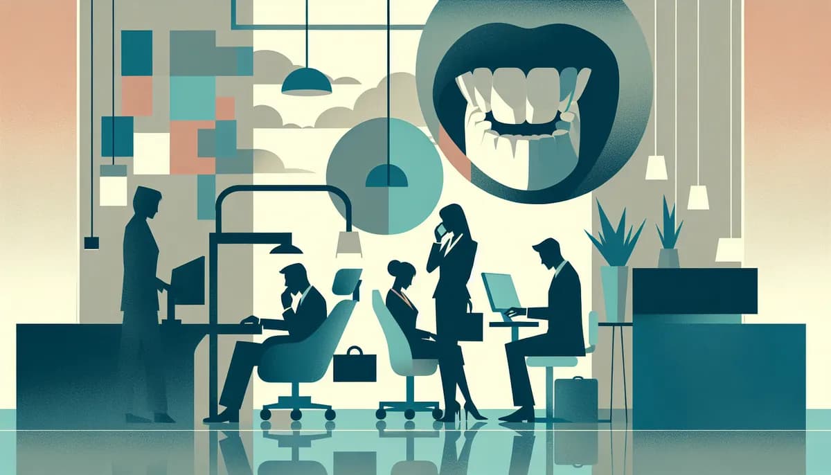 Illustration showing dental patient intake information concepts for dental practice businesses — visual guide to gathering necessary details before the appointment