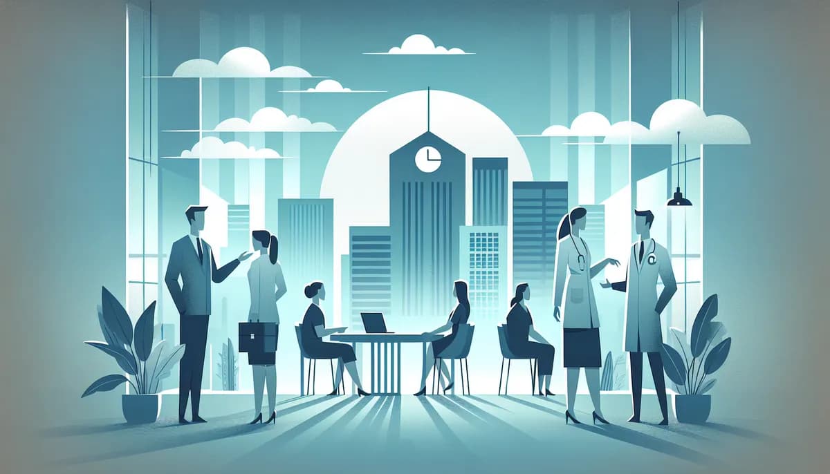 Illustration showing med spa client satisfaction concepts for med spa businesses — visual guide to managing high call volume during busy periods