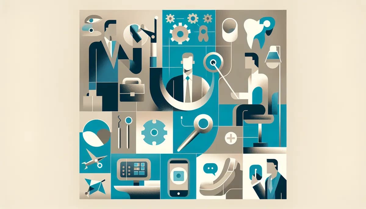 Illustration showing phone automation dental practices concepts for dental practice businesses — visual guide to phone automation dental practices