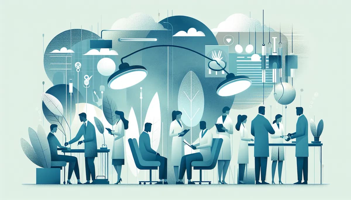 Illustration showing med spa intake information concepts for med spa businesses — visual guide to gathering necessary details before the appointment