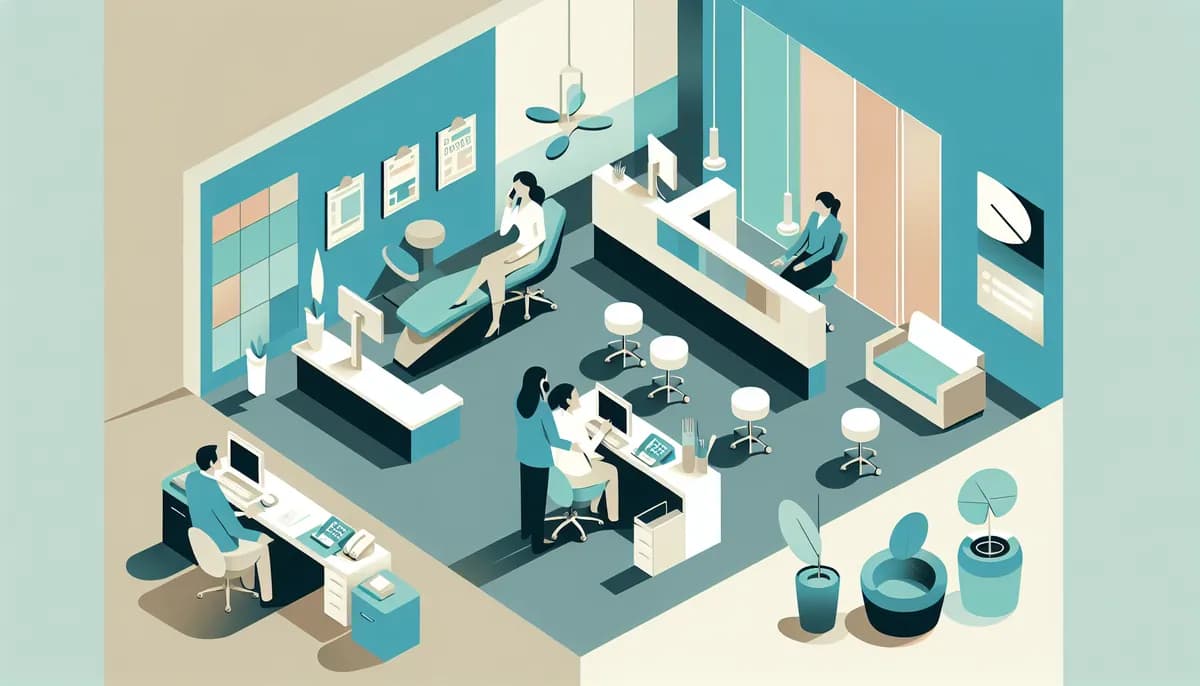 Illustration showing dental practice appointment phone concepts for dental practice businesses — visual guide to how to reduce scheduling friction and fill more slots