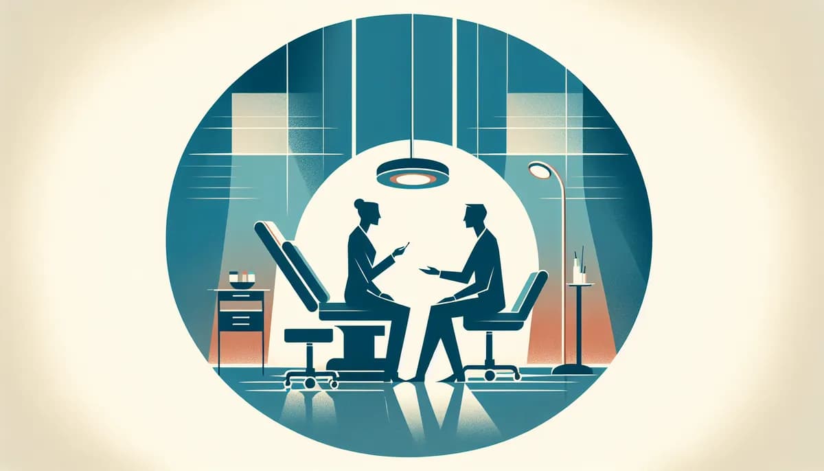 Illustration showing med spa service explanation concepts for med spa businesses — visual guide to educating callers about offerings over the phone