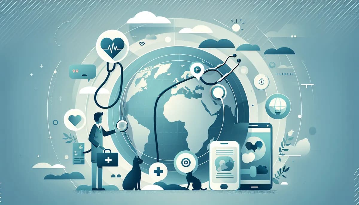 Illustration showing veterinary clinic multilingual support concepts for veterinary clinic businesses — visual guide to making callers feel valued and remembered