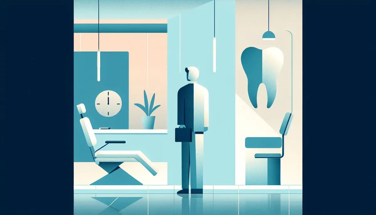 Illustration showing reduce dental practice no-shows concepts for dental practice businesses — visual guide to strategies to minimize missed appointments and cancellations